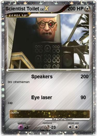 Pokemon Scientist Toilet