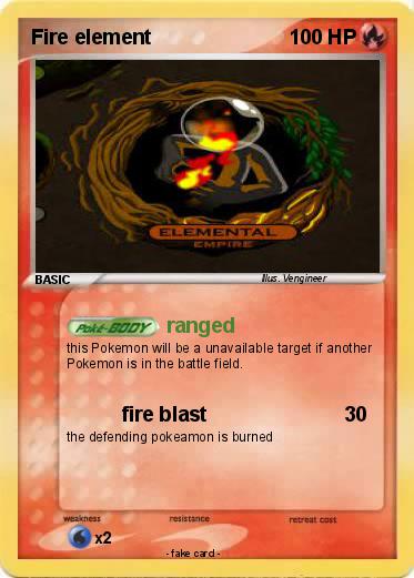 Pokemon Fire element