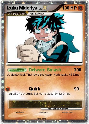 Pokemon Izuku Midoriya