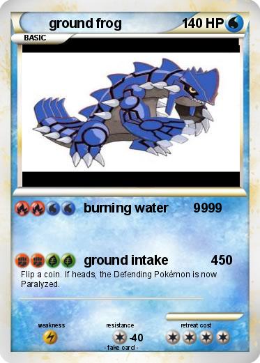 Pokemon ground frog