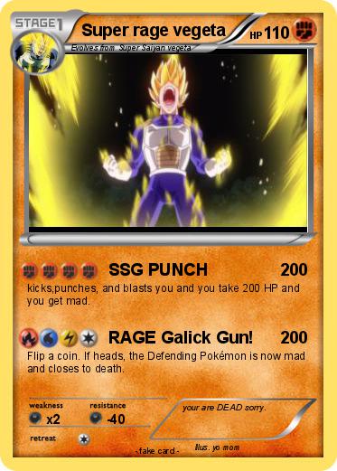 Pokemon Super rage vegeta