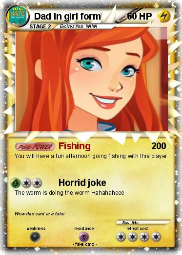 Pokemon Dad in girl form
