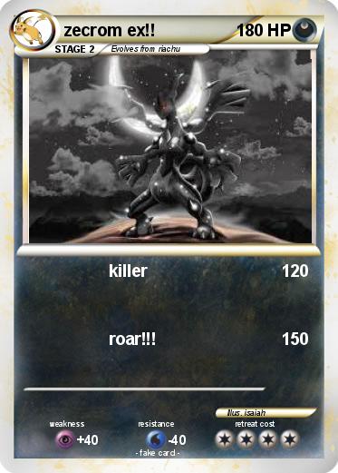 Pokemon zecrom ex!!