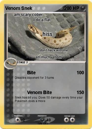 Pokemon Venom Snek