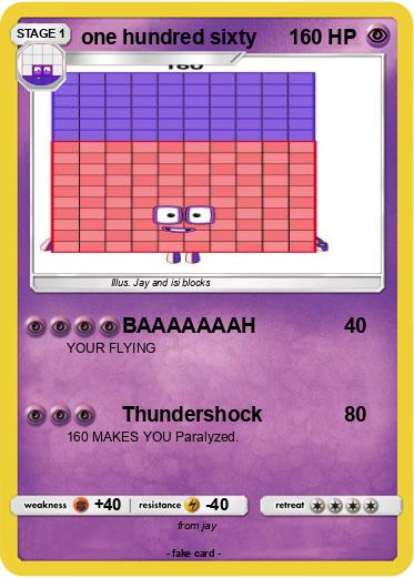 Pokemon one hundred sixty