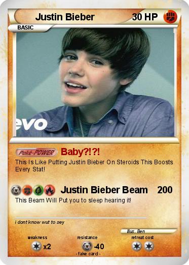 Pokemon Justin Bieber