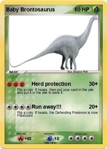 Pokemon Baby Brontosaurus