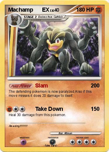Pokemon Machamp      EX