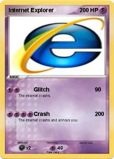 Pokemon Internet Explorer