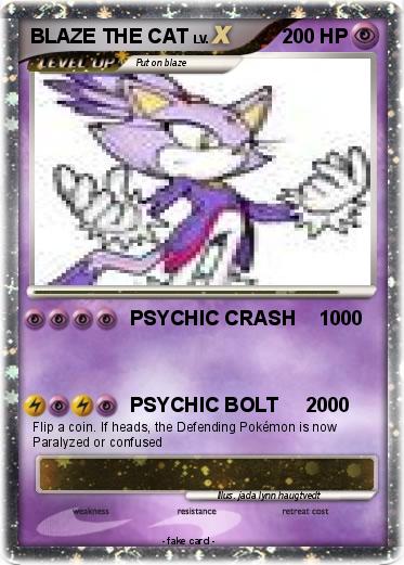 Pokemon BLAZE THE CAT