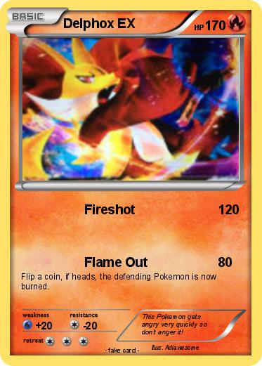 Pokemon Delphox EX