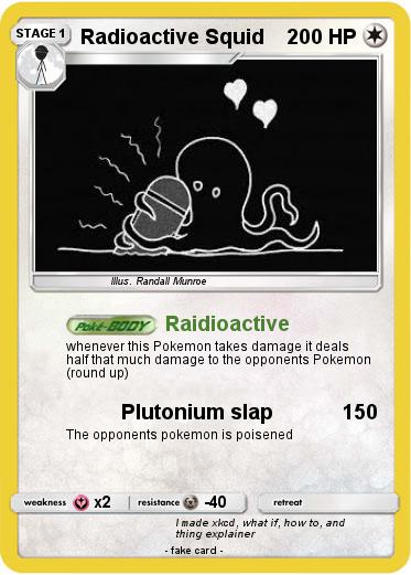 Pokemon Radioactive Squid