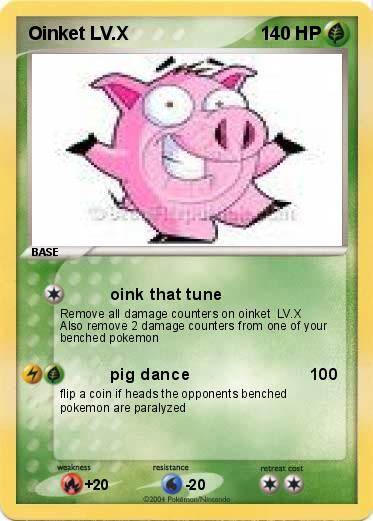 Pokemon Oinket LV.X