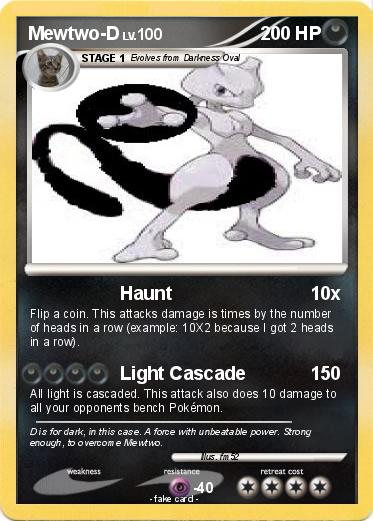 Pokemon Mewtwo-D