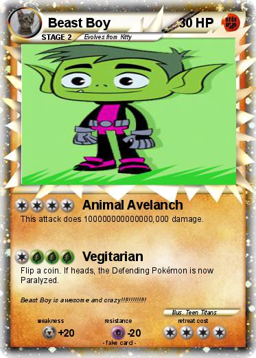 Pokemon Beast Boy