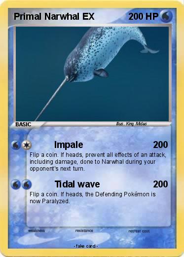 Pokemon Primal Narwhal EX