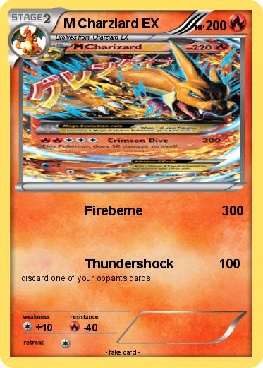 Pokemon M Charziard EX