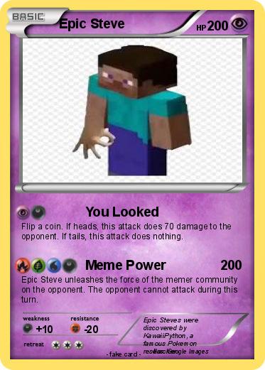 Pokemon Epic Steve