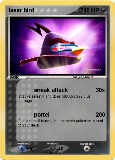 Pokemon laser bird