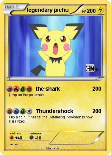 Pokemon legendary pichu