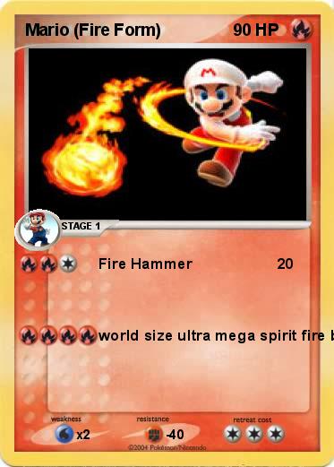 Pokemon Mario (Fire Form)