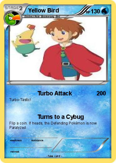 Pokemon Yellow Bird