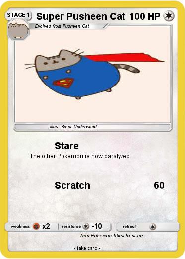 Pokemon Super Pusheen Cat