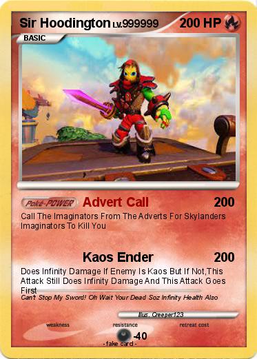 Pokemon Sir Hoodington