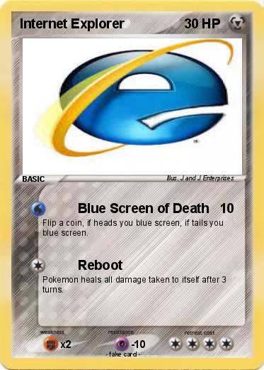 Pokemon Internet Explorer