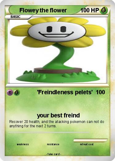 Pokemon Flowey the flower