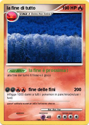 Pokemon la fine di tutto