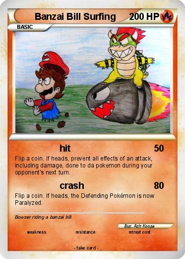 Pokemon Banzai Bill Surfing