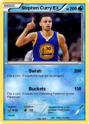 Pokemon Stephen Curry EX