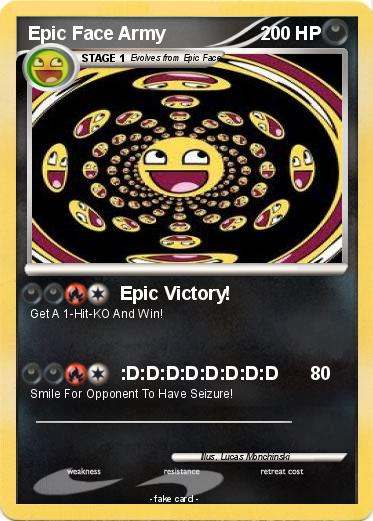 Pokemon Epic Face Army