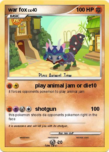 Pokemon war fox