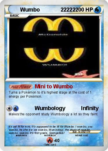 Pokemon Wumbo              22222