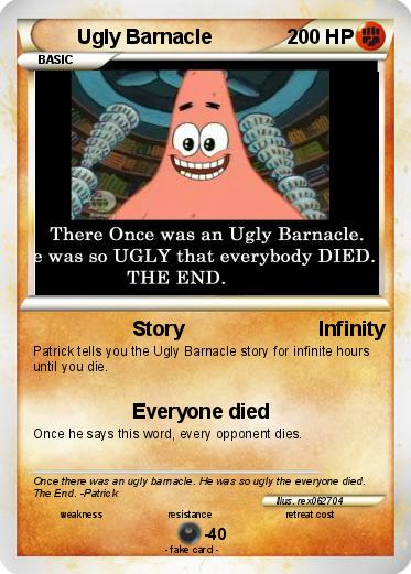 Pokemon Ugly Barnacle