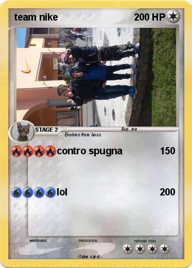 Pokemon team nike