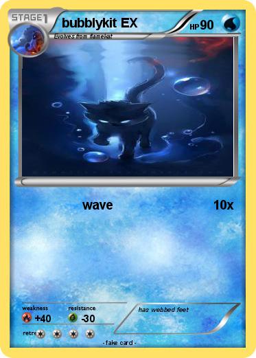 Pokemon bubblykit EX
