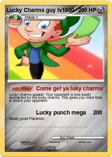 Pokemon Lucky Charms guy lv1000