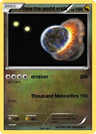 Pokemon how the world ends