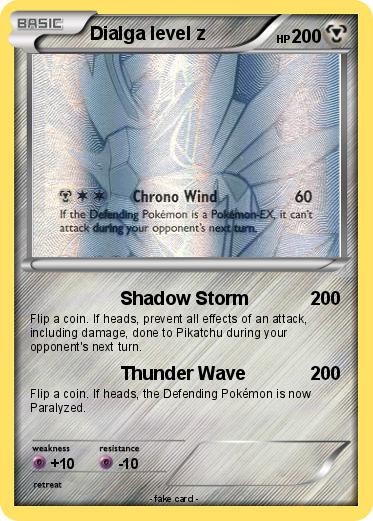 Pokemon Dialga level z