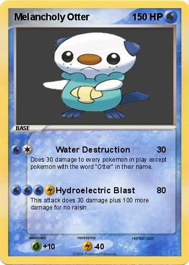 Pokemon Melancholy Otter