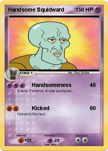 Pokemon Handsome Squidward