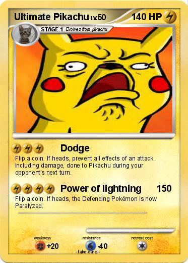 Pokemon Ultimate Pikachu