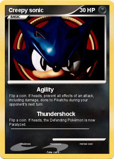 Pokemon Creepy sonic