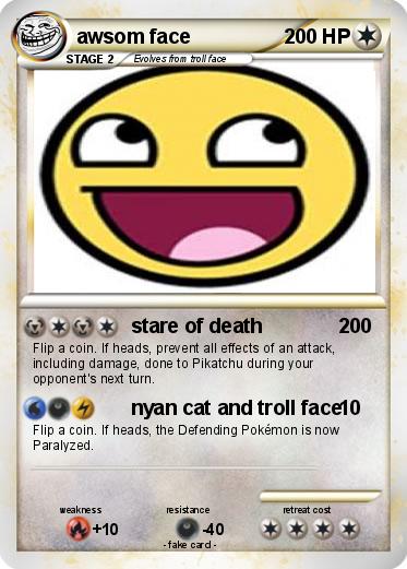 Pokemon awsom face