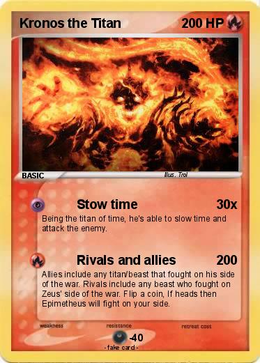 Pokemon Kronos the Titan