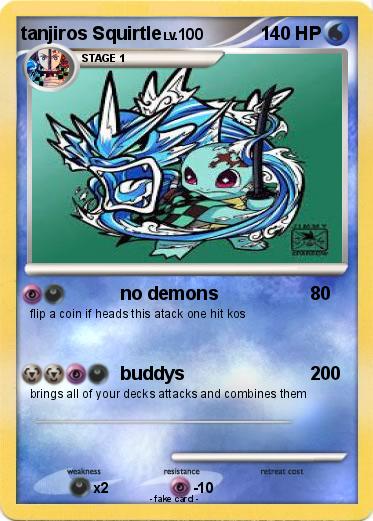 Pokemon tanjiros Squirtle