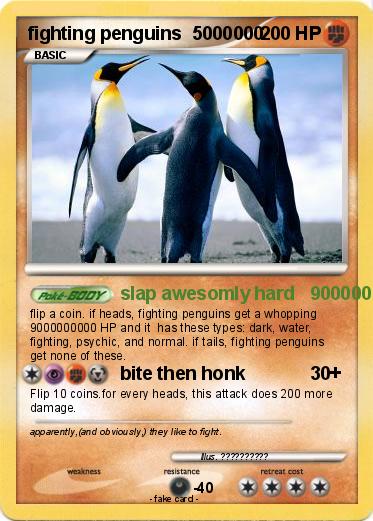 Pokemon fighting penguins  5000000